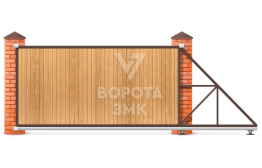 Ворота механические 9 метров 9000×2900 ЗМК-8157