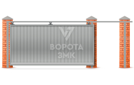 Откатные ворота под ключ 8 м 8000×3000 ЗМК-8135