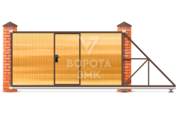 Откатные ворота 5 м 5000×2500 ЗМК-7937