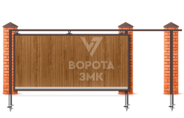 Ролтэк Ворота 2200×3500 откатные ЗМК-7080