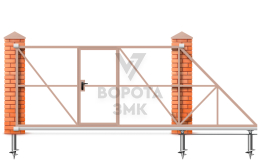 Ворота откатные 7 м 7000×2700 ЗМК-8063