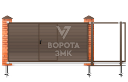 Ворота 8 м 8000×2900 откатные ЗМК-8139