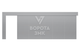 Откатные промышленные ворота 3000×2500 ЗМК-4960