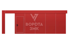 Промышленные ворота раздвижные 2500×2000 ЗМК-4965