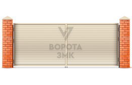 Распашные ворота 3000×3000 Дорхан ЗМК-4689