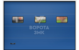 Откидные ворота 2250×2500 ЗМК-3196