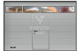 Ворота откидные 2500×2250 ЗМК-3204